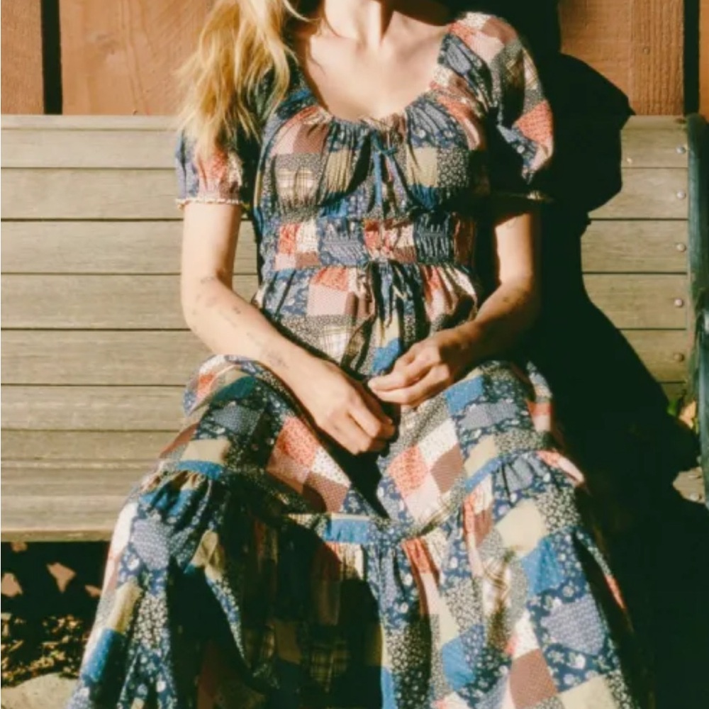 Christy Dawn Brynne in patchwork blues P-XL